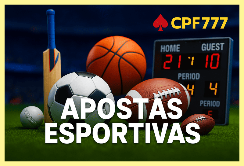 Aposte em apostas esportivas no cassino online CPF777