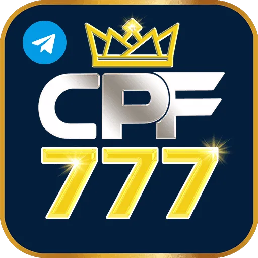 Imagem promovendo o canal oficial da cpf777 no Telegram